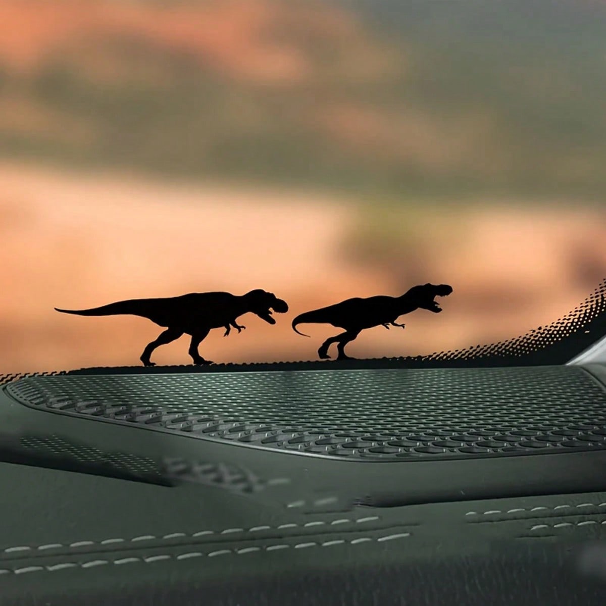 Handbags - T-Rex Silhouette Car Sticker, Dinosaur Vinyl