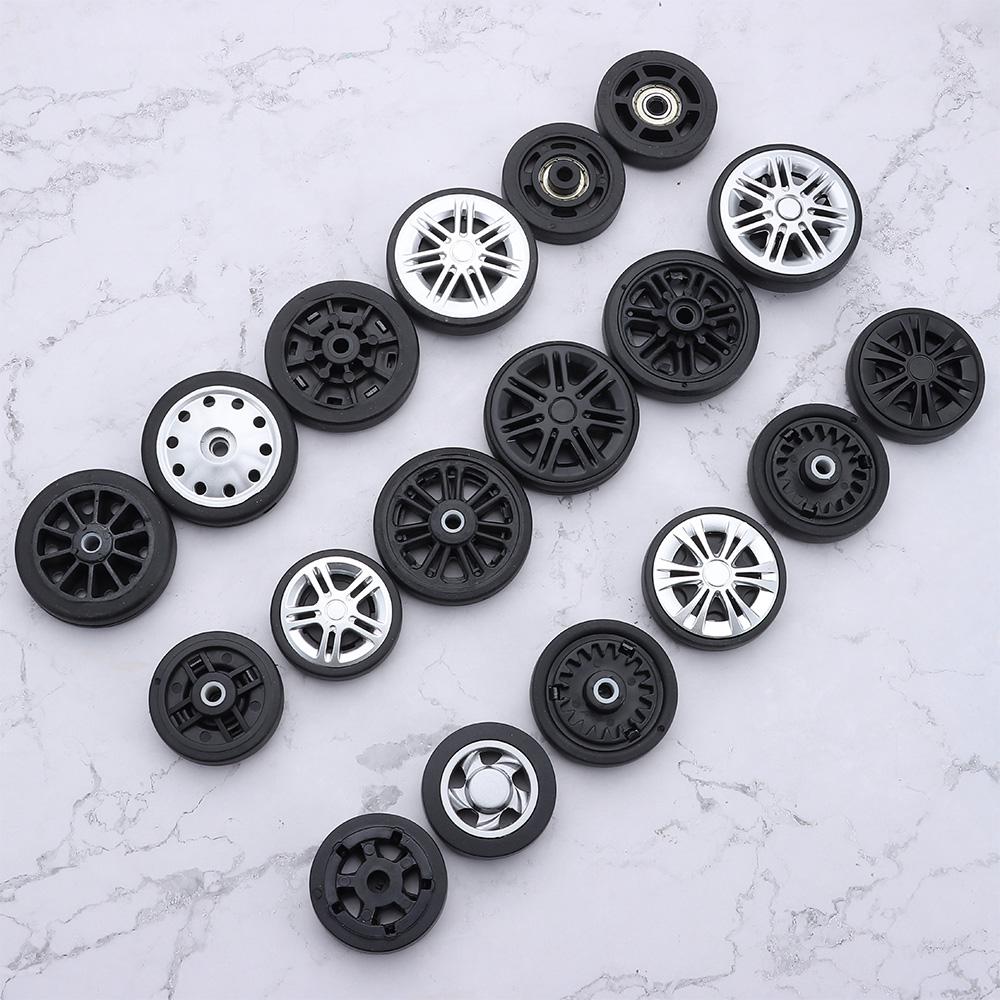 Silent Replacement Luggage Wheels - Universal Replacement Suitcase Wheels Wear-resistant with