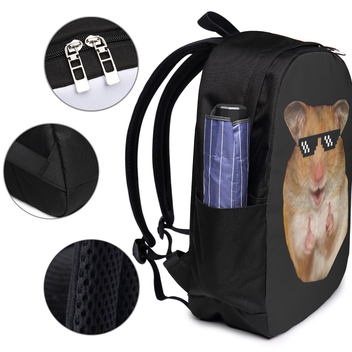 Funny Hamster Backpack Travel  - Travel Bags review and price