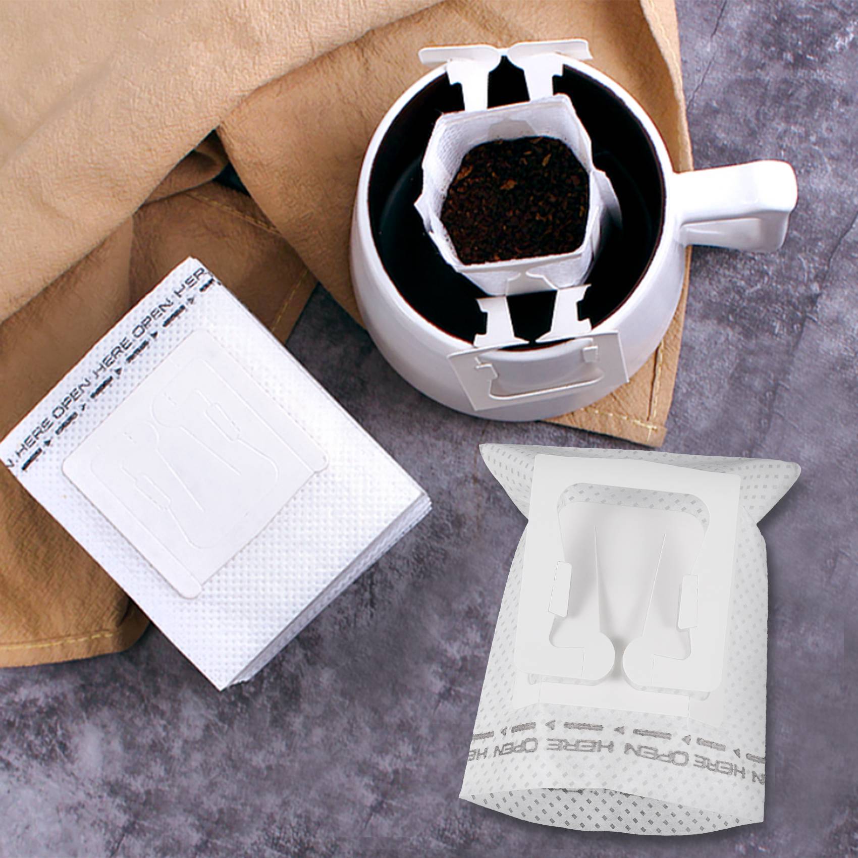50Pcs / Pack Drip Coffee Filte - Travel Bags review and price