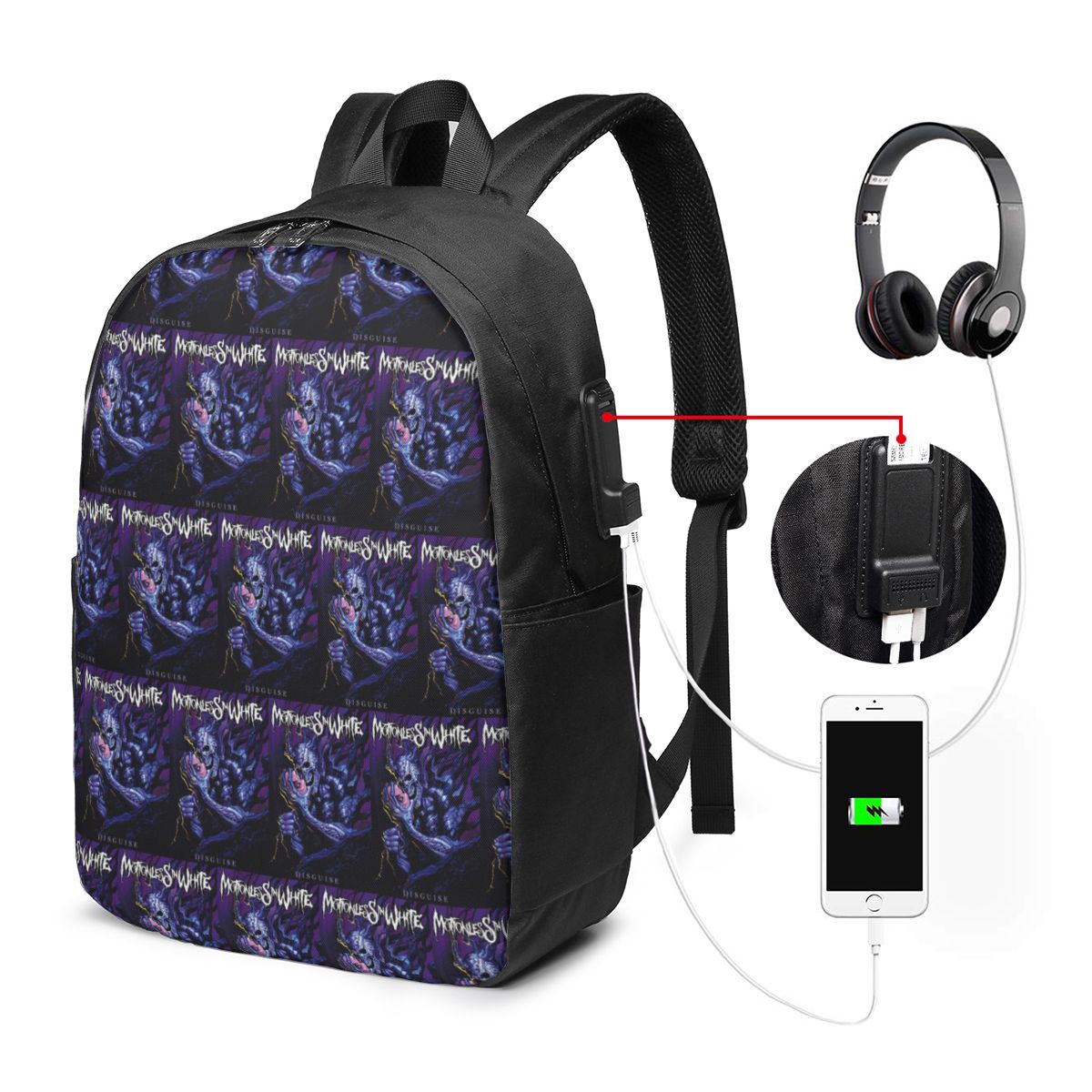 Motionless In White Backpack T - Travel Bags review and price
