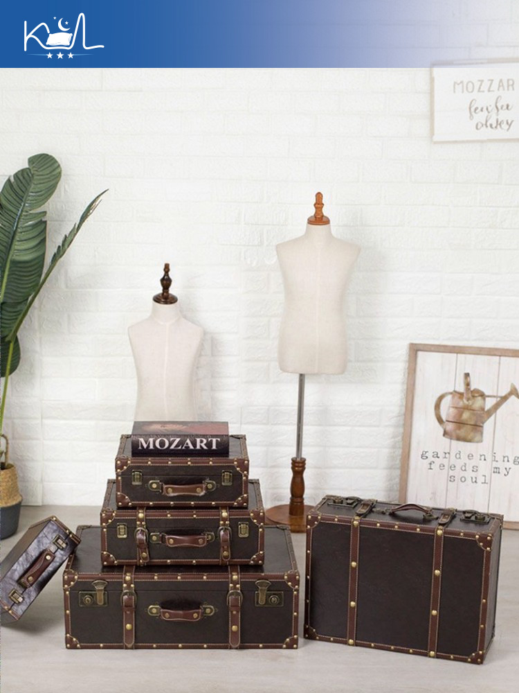 Vintage Brown Decorative Suitc - Retro Vintage Trunk Suitcase review and price