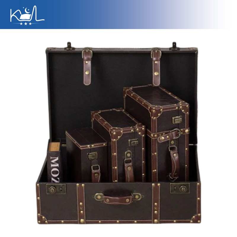 Vintage Brown Decorative Suitc - Retro Vintage Trunk Suitcase review and price