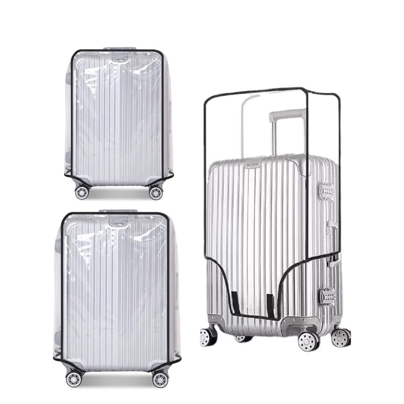 New Full Transparent Luggage P - Waterproof Suitcase Cover Protector review and price