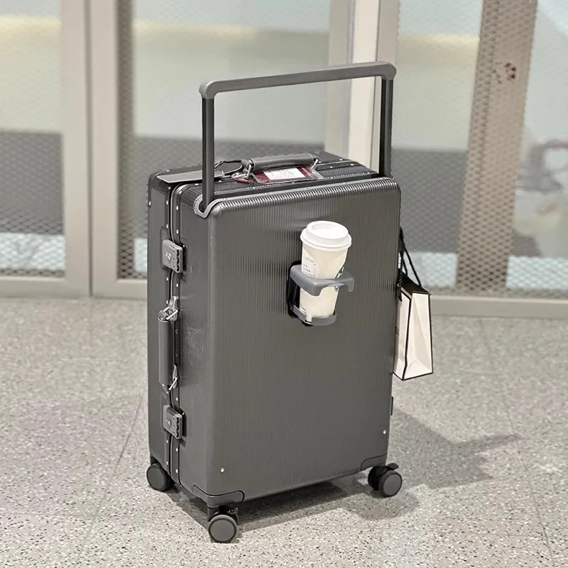 Suitcase Wide Handle Travel Su - Aluminum Frame Carry On Luggage review and price