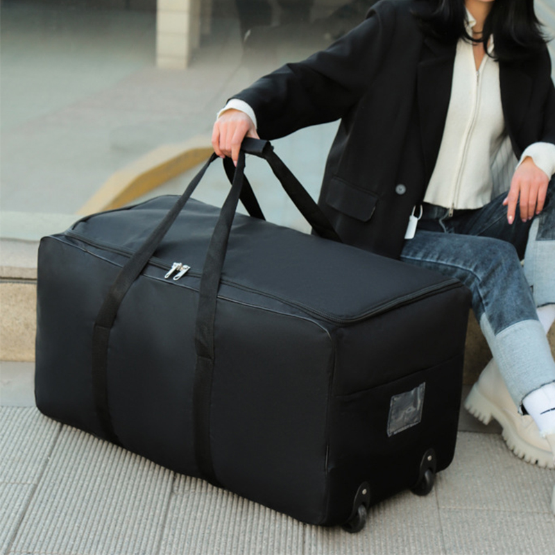 Large Capacity Trolley Bags wi - Foldable Rolling Luggage Bag review and price