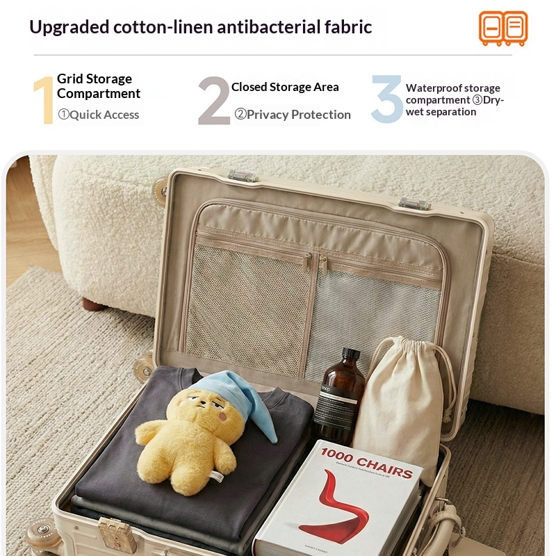 2026 New Women's Skating Wheel - Spinner Wheel Rolling Suitcase 20 Inch review and price