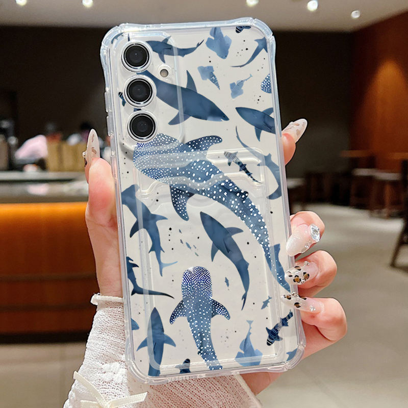 Ocean Shark Whale Phone Case F - Wallets review and price