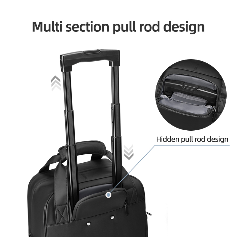 Travel Trolley Business Backpa - Foldable Rolling Luggage Bag review and price