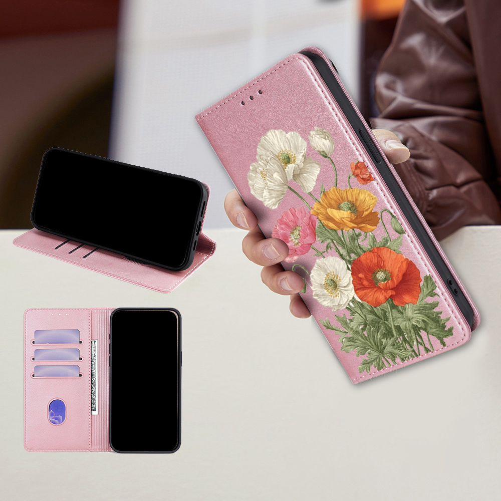 Magnetic Leather Floral patter - Wallets review and price