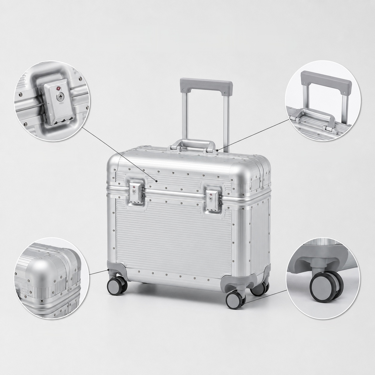 Bunnyfly 20-Inch PC Carry-On S - Aluminum Frame Carry On Luggage review and price