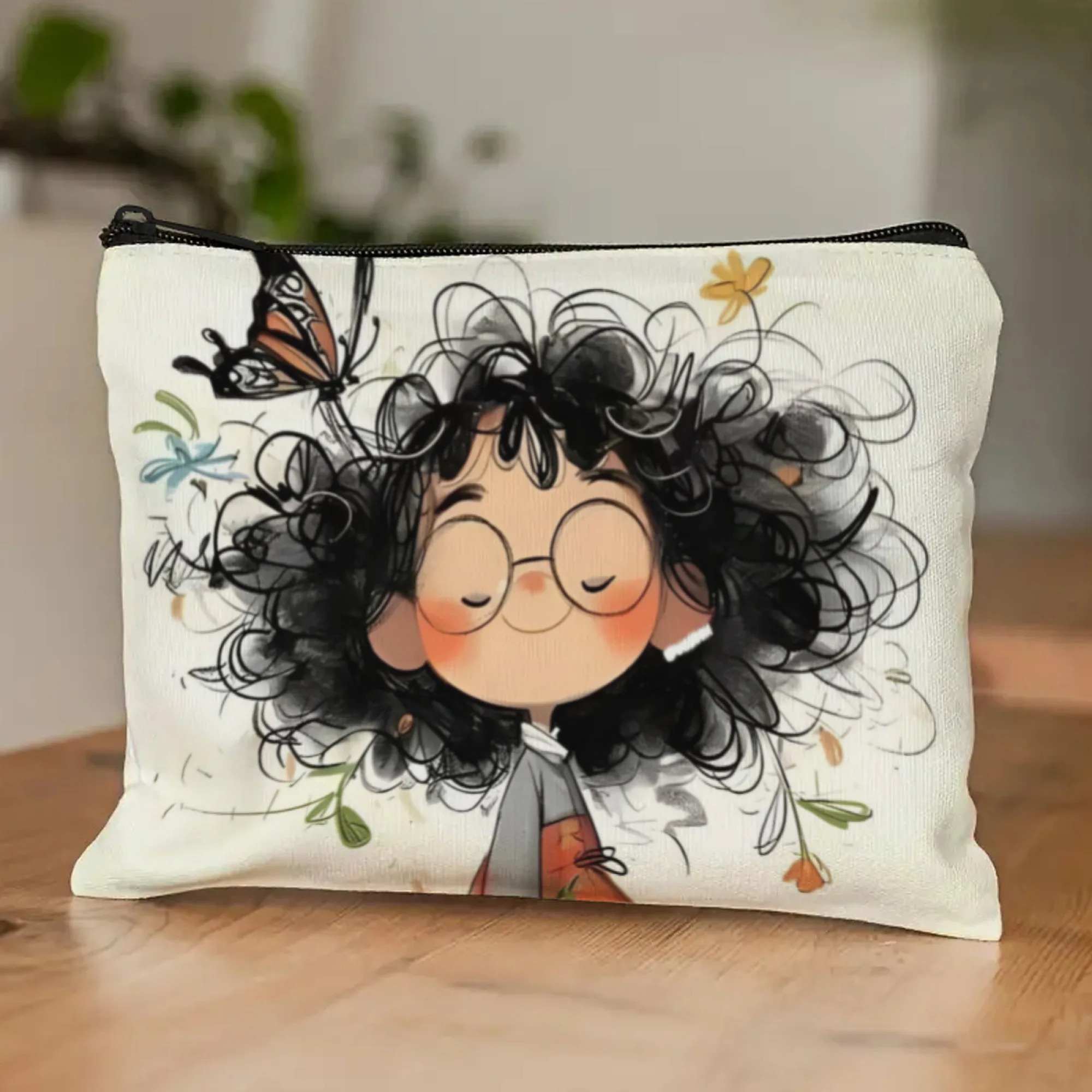 Cartoon Girl Makeup Bag Zipper - Wallets review and price