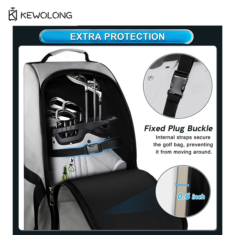 New Golf Travel Bag with Overs - Foldable Rolling Luggage Bag review and price