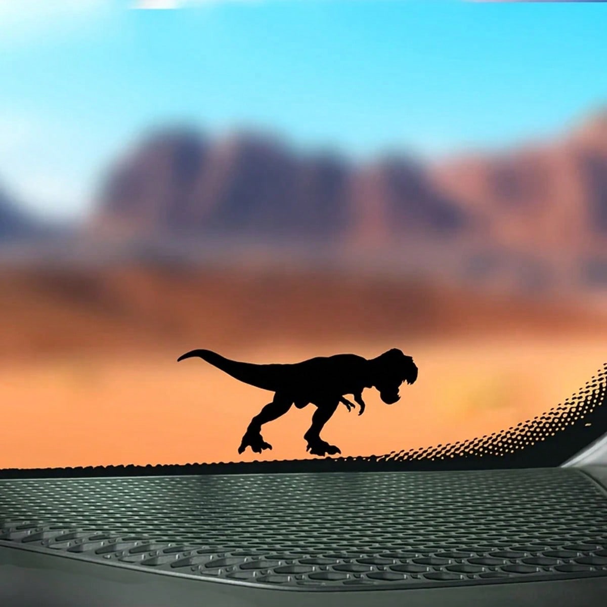 T-Rex Silhouette Car Sticker,  - Handbags review and price