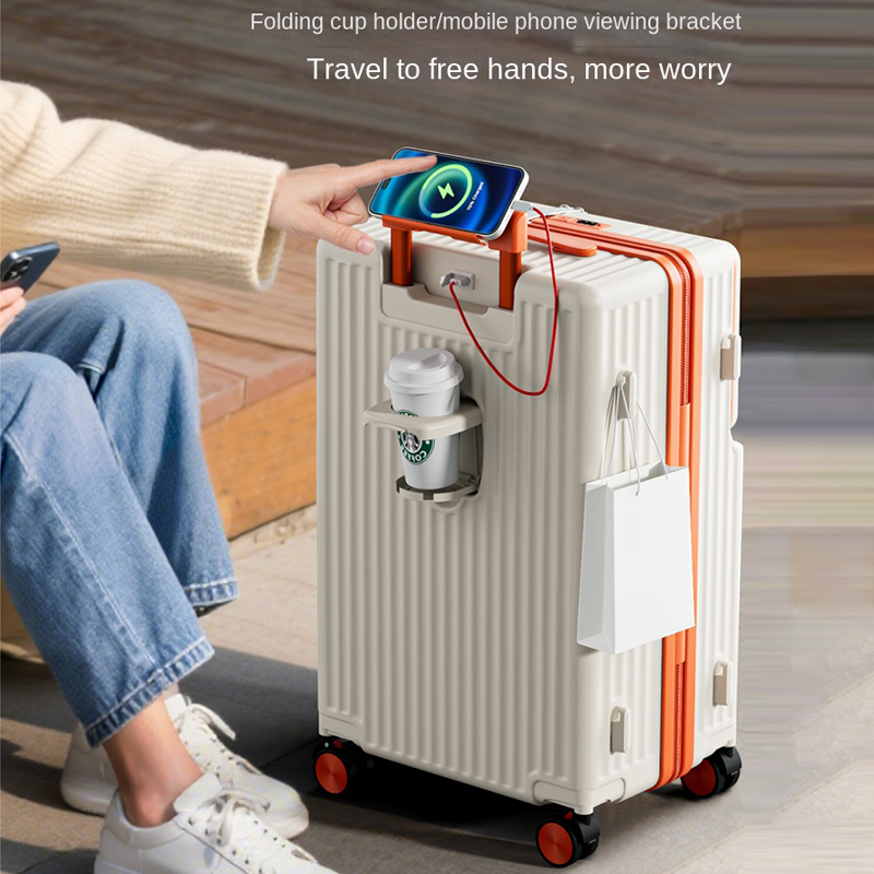 Stylish 20 24 inch Travel Suit - Front Opening Laptop Luggage 24 Inch review and price