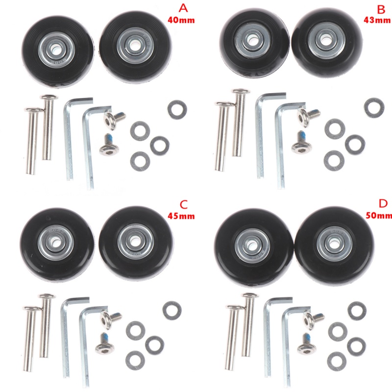 1Set OD 40-54mm Suitcase Parts - Silent Replacement Luggage Wheels review and price