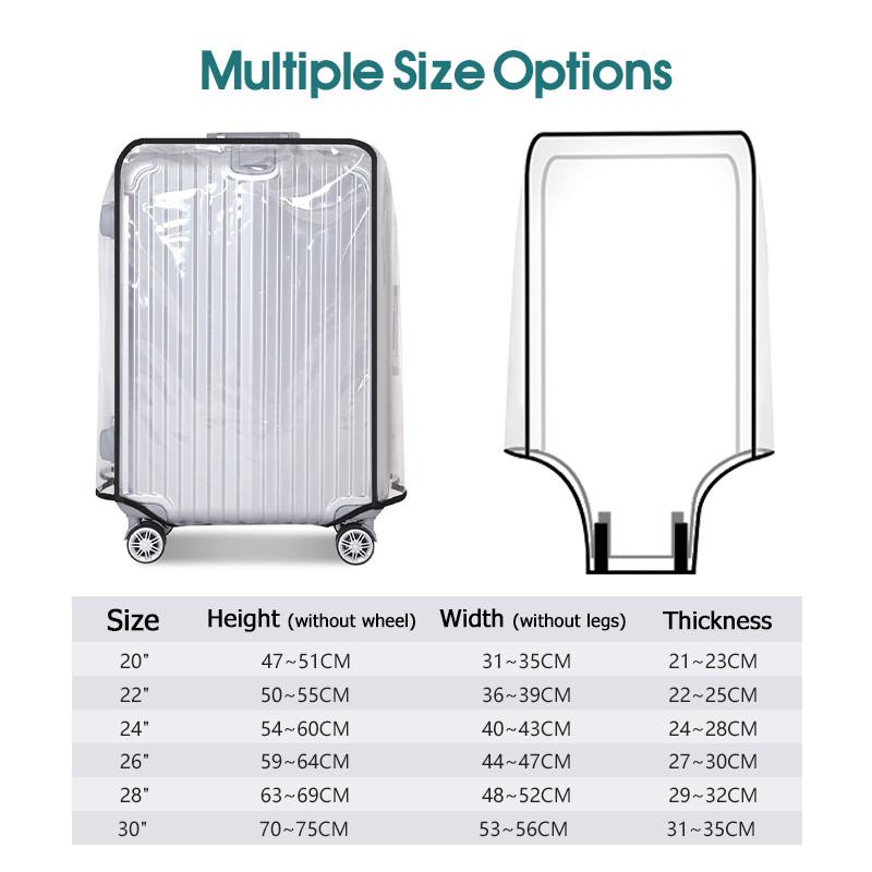 Hot Sale Travel Transparent Lu - Luggage Protective Cover Transparent review and price