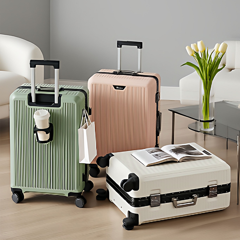 Aluminum Frame Password Suitca - Spinner Wheel Rolling Suitcase 20 Inch review and price