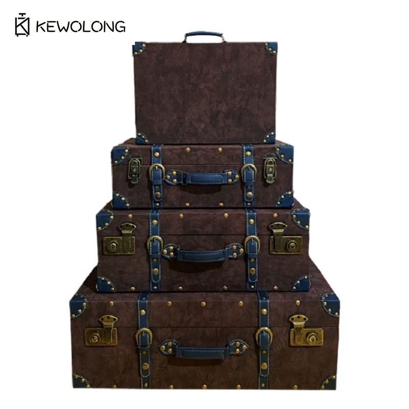 Vintage Leather Suitcase Stora - Retro Vintage Trunk Suitcase review and price
