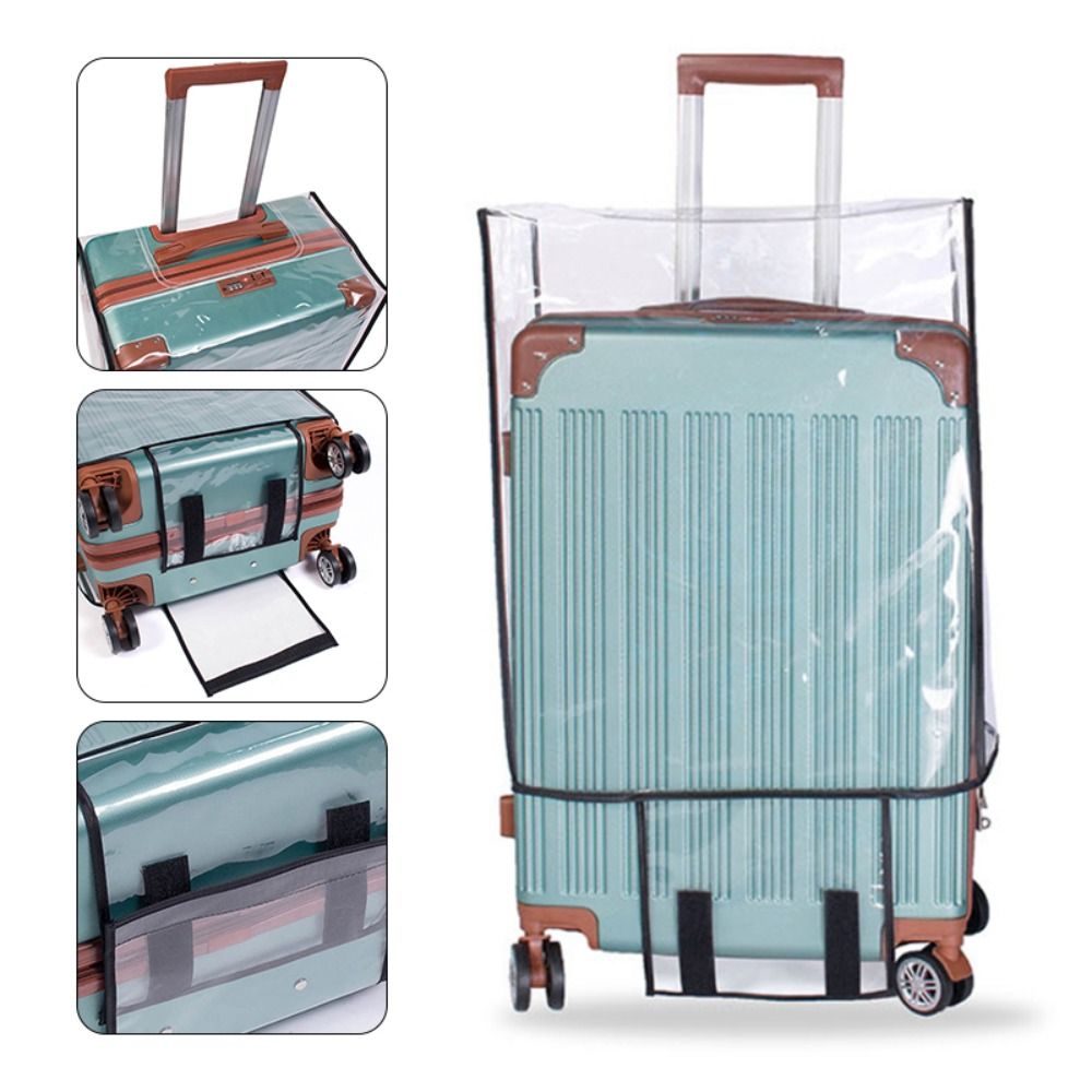 Transparent PVC Waterproof Pro - Luggage Protective Cover Transparent review and price