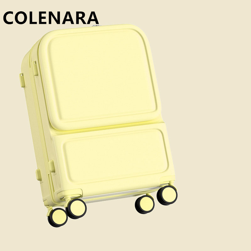 COLENARA ABS+PC Suitcase Front - Front Opening Laptop Luggage 24 Inch review and price