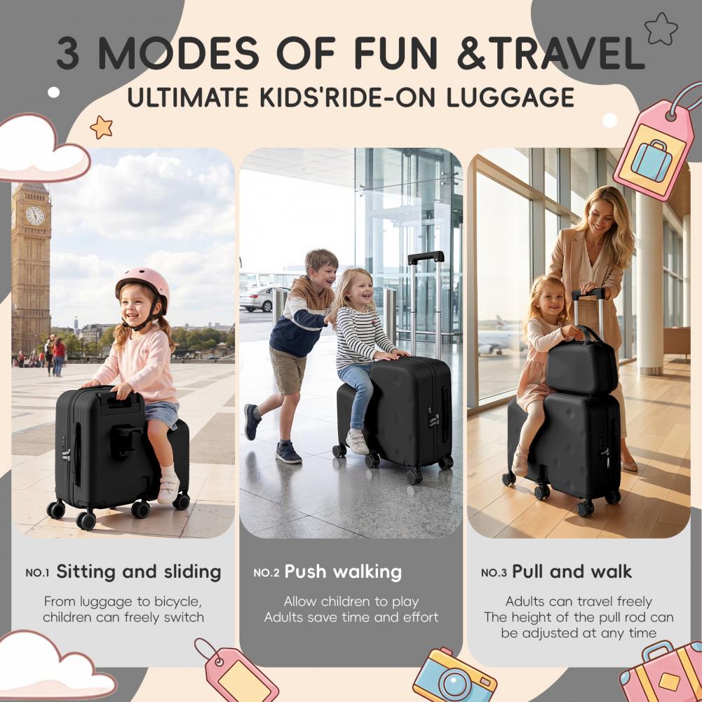 Fun Scooter 20 Inch Kids Ride  - Kids Ride On Suitcase Scooter review and price