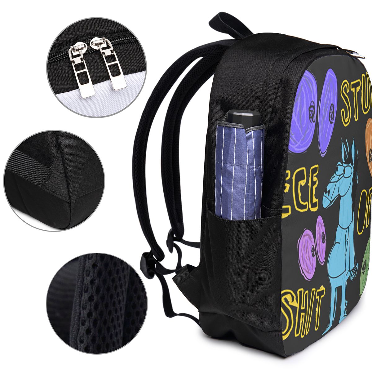 Cartoon Bojack Horseman Stupid - Travel Bags review and price